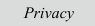 Normativa Privacy